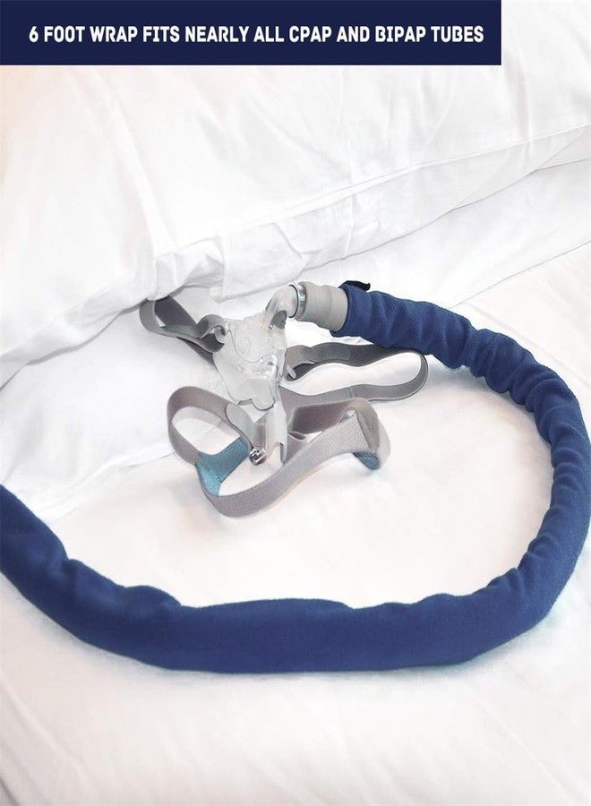 Yeasing CPAP Tube Hose Cover 6ft CPAP Tubing Covers Tubing Insulator with Zipper Soft Zippered Fleece Wrap Fits for All Type of CPAP Tubing - Image 2